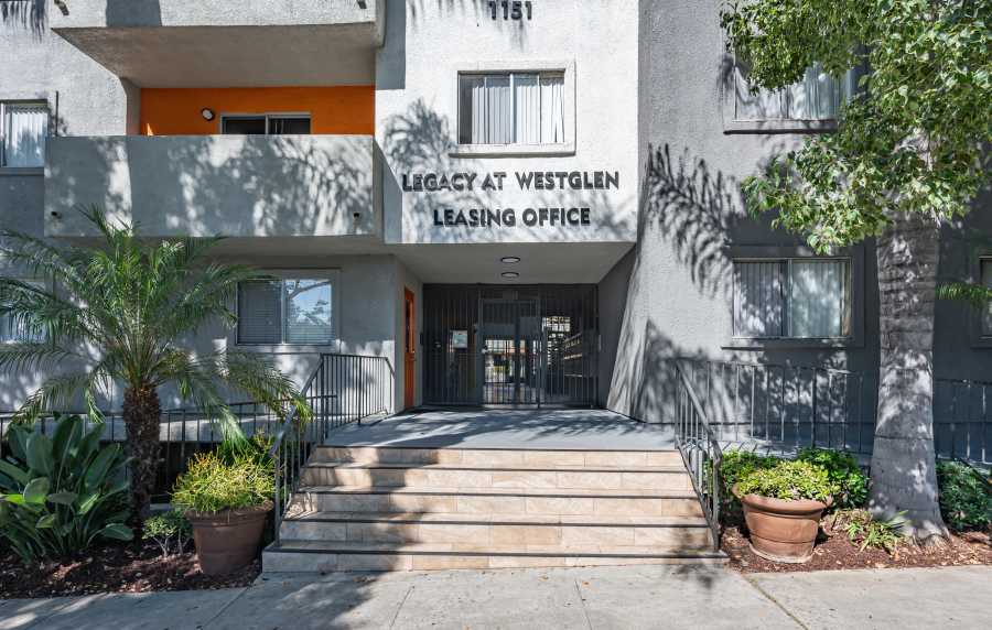 Leasing office at Legacy at Westglen in Glendale, California