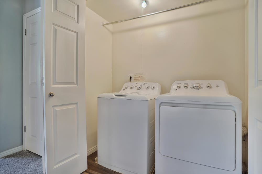 In-home washer & dryer at Royal Farms Apartments in Salt Lake City, Utah