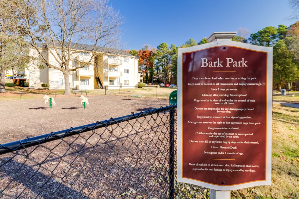 Bark park at Chesterfield Flats, North Chesterfield, Virginia