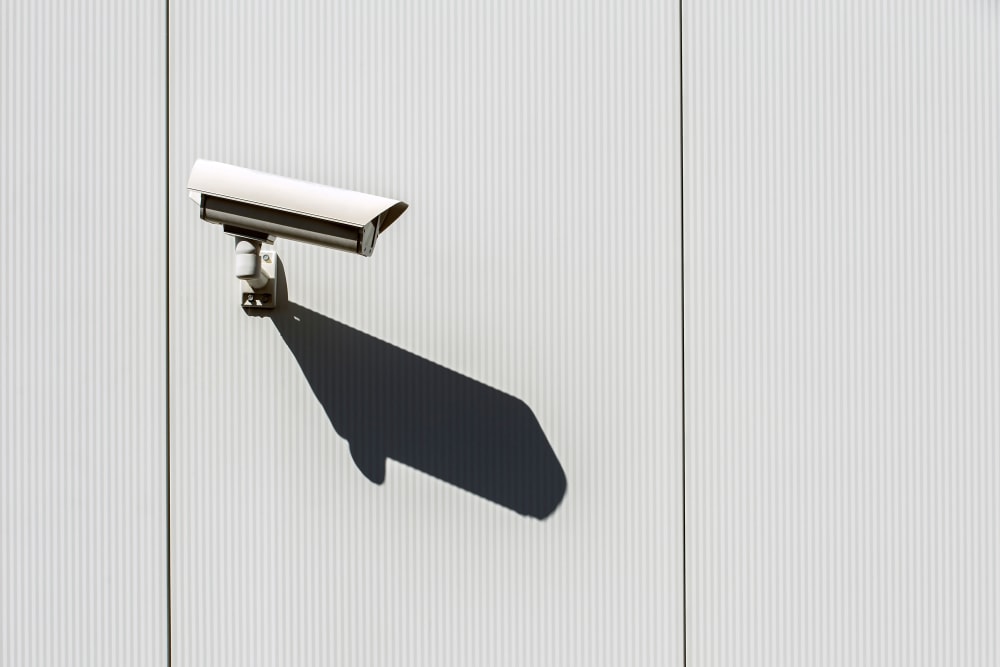 Security camera at Chateau Storage & Business Park in Maple Valley, Washington
