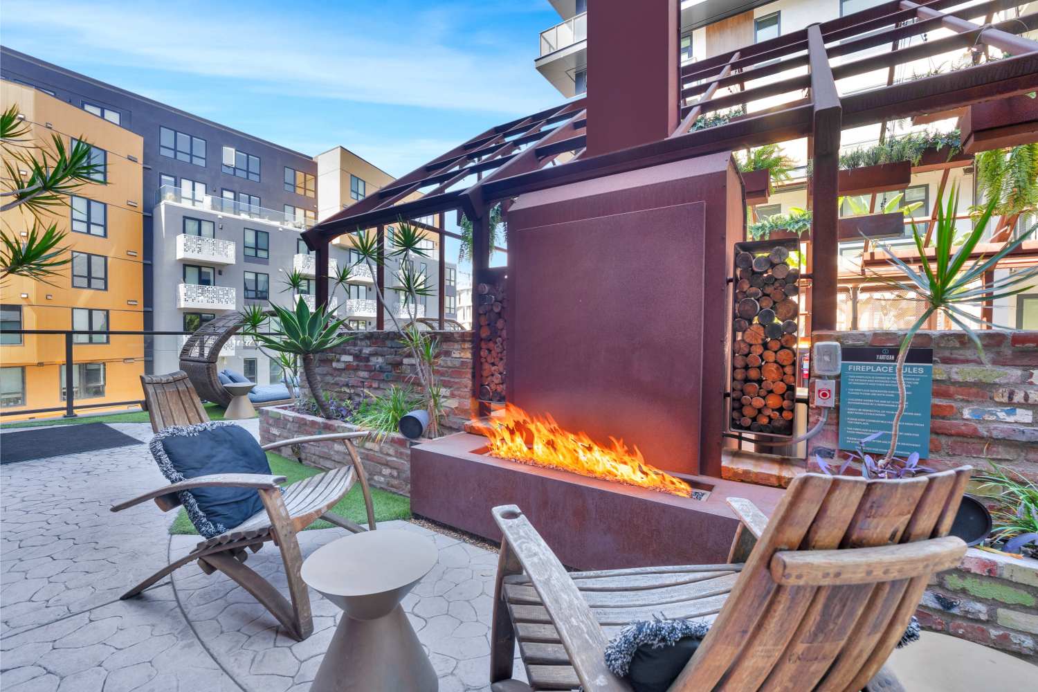 Firepit at The Artisan in San Diego, California 
