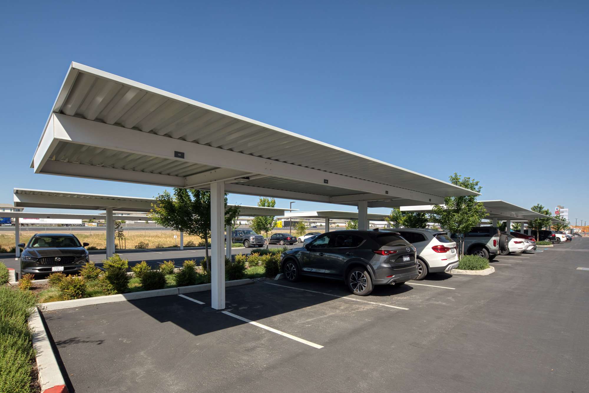 Carport facility at Zeta Luxury Apartments in Sacramento, California at Sacramento, California