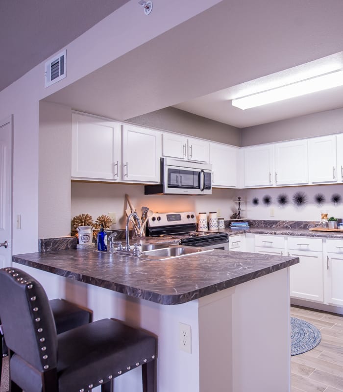 Kitchen at Scissortail Crossing Apartments in Broken Arrow, Oklahoma