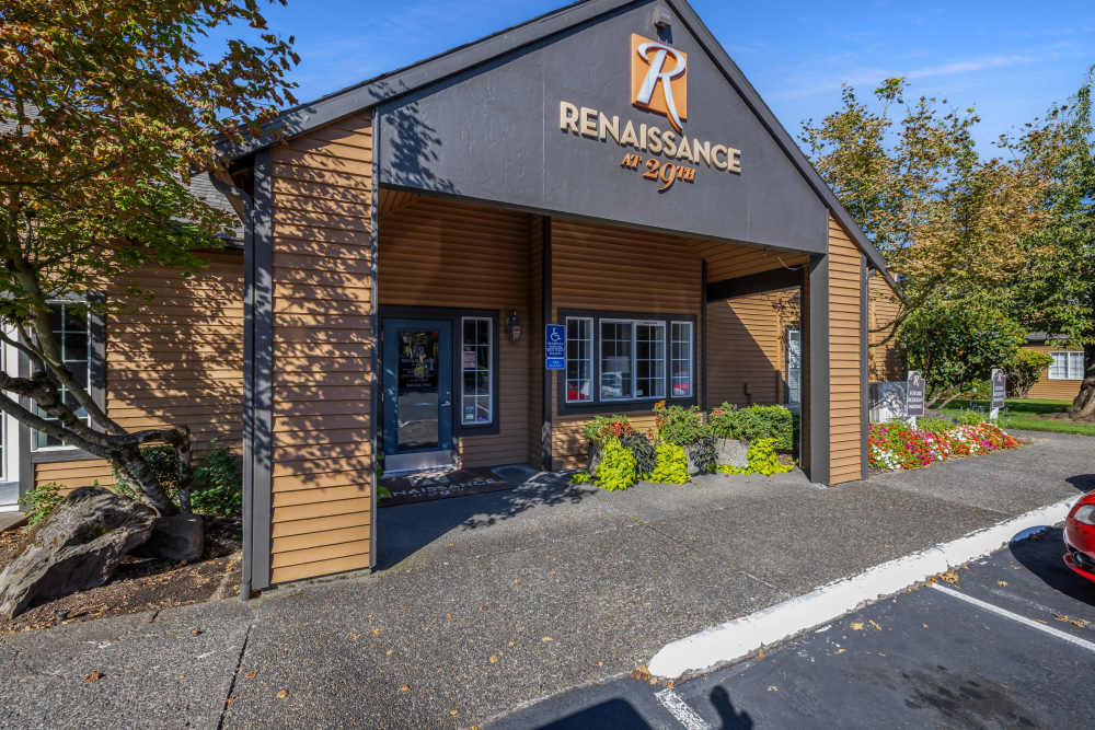 The convenient package lockers at Renaissance at 29th Apartments in Vancouver, Washington