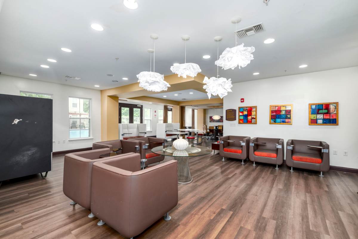 Specious clubhouse at Mazza Grandmarc in College Park, Maryland