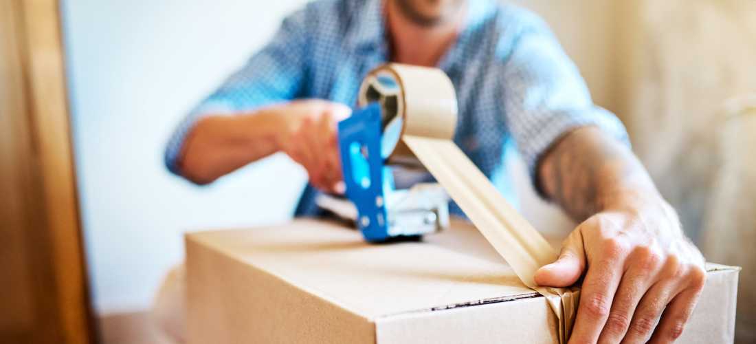 Customer packing at Storage Hub - Guilbeau in San Antonio, Texas