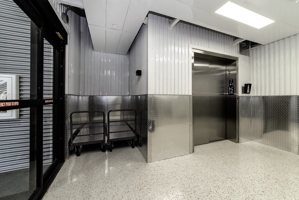 Hand trolleys at Your Storage Units Cocoa in Cocoa, Florida