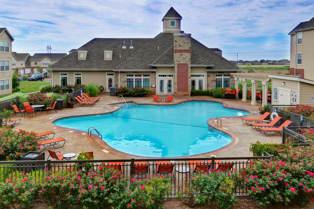 Beautiful pool at Colonies at Hillside in Amarillo, Texas