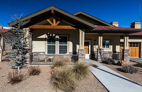 Outside view at Las Soleras Senior Living in Santa Fe, New Mexico