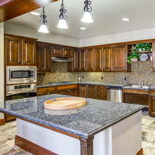 A kitchen at Miramar Milcon in San Diego, California