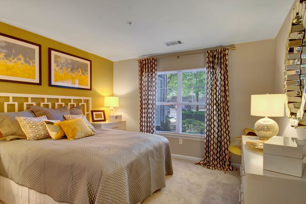 Spacious bedroom at Ellington Metro West in Westborough, Massachusetts