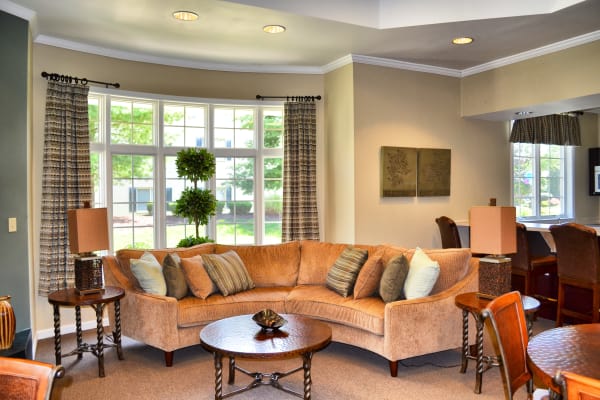Living room at Chesterfield Apartment Homes in Levittown, Pennsylvania