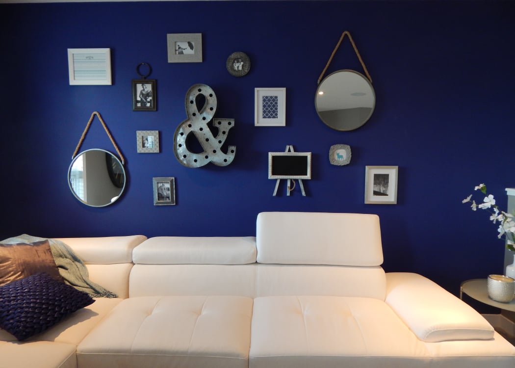 Luxurious furnishings in model apartment home at Meadowbrook Station Apartments in Salt Lake City