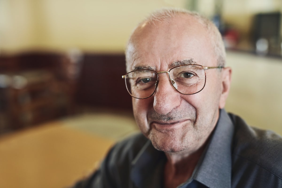 Resident smiling at Hillhaven in Adelphi, Maryland