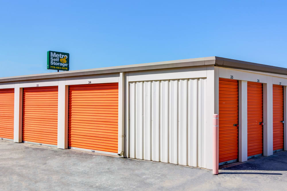 Outdoor units at Metro Self Storage in Conyers, Georgia