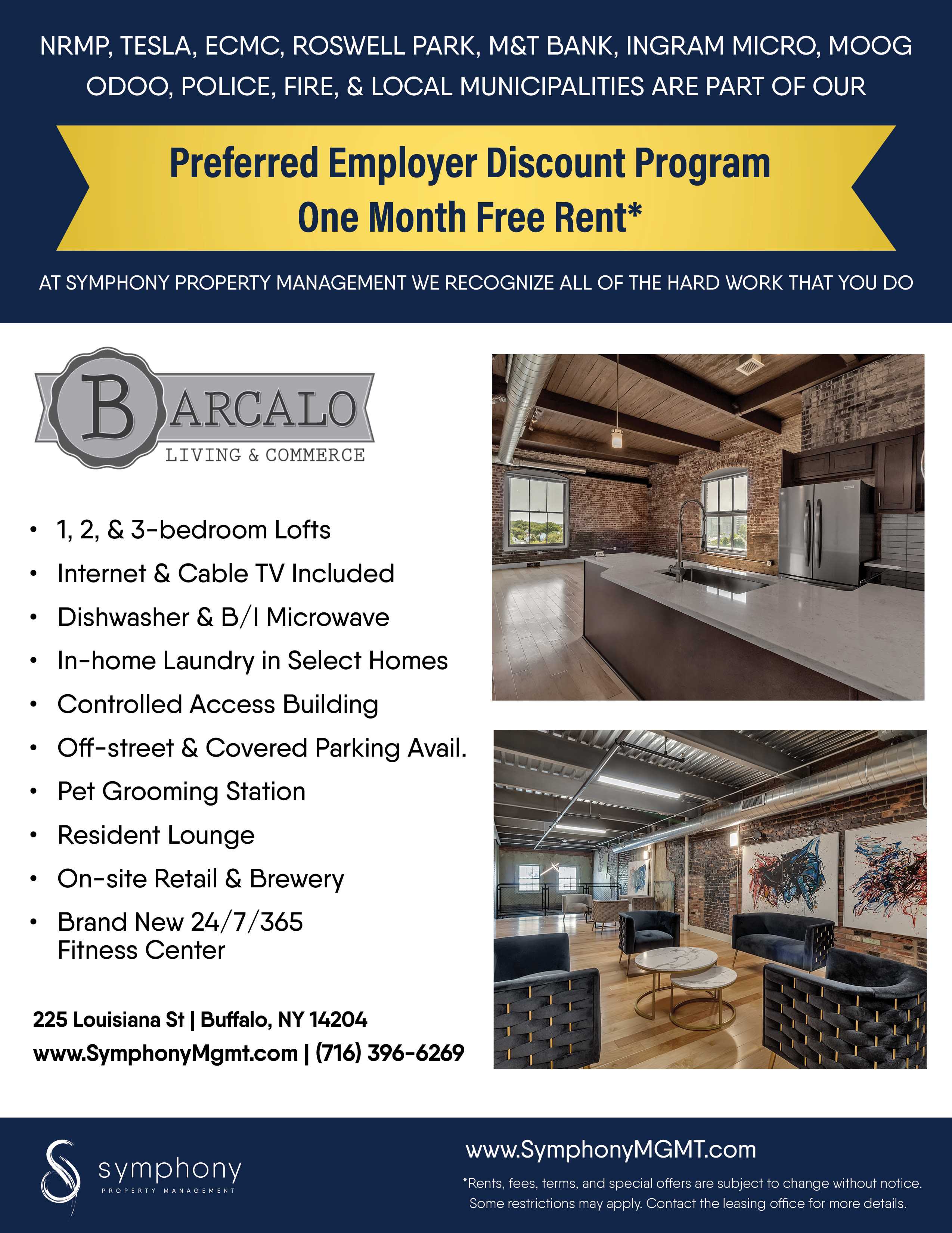 Preferred Employer Program at Barcalo Living in Buffalo, New York