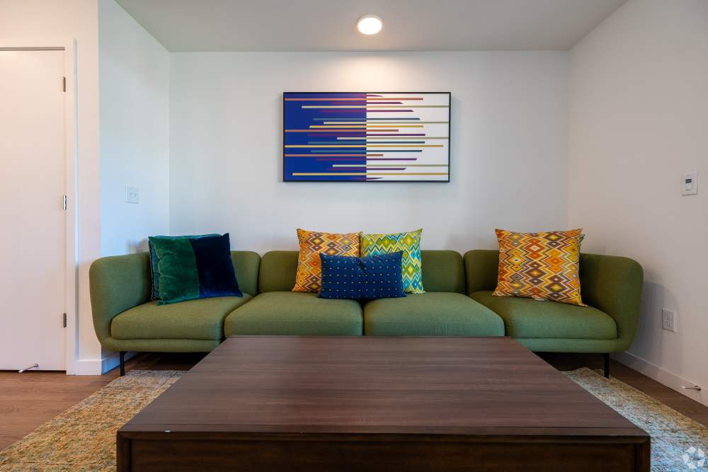 Living room at Eight Mile House in Stockton, California