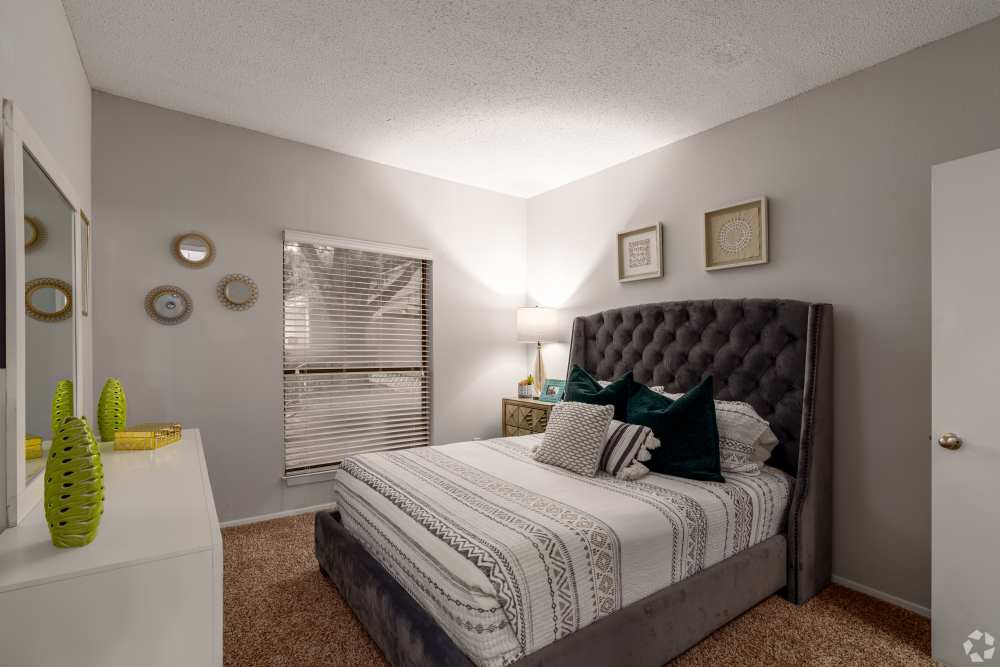 Bedroom at Argosy at Crestview in Austin, Texas
