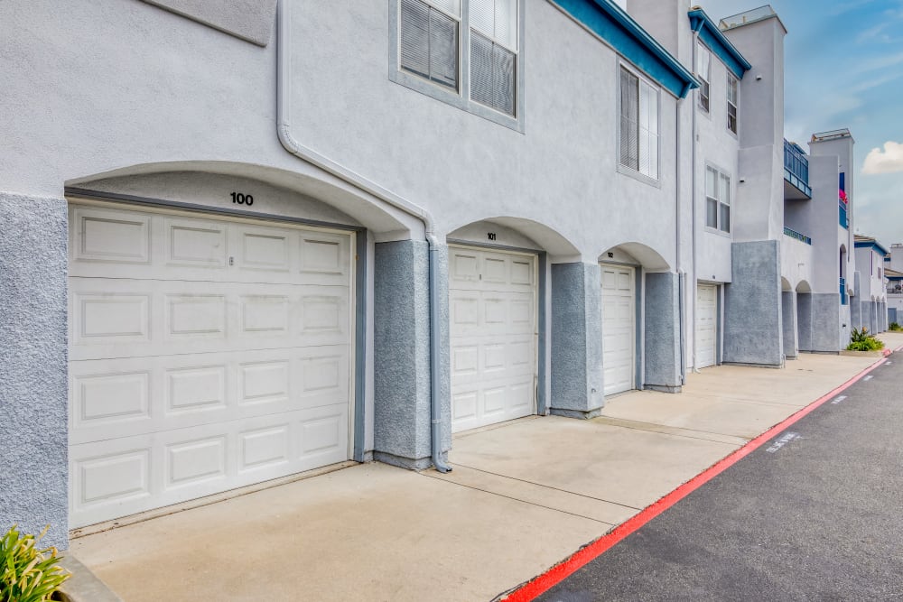 Parking outside at Woodpark Apartments in Aliso Viejo, California