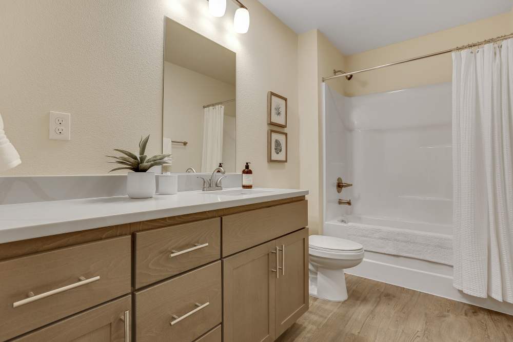 A restroom at Haven Hills in Vancouver, Washington