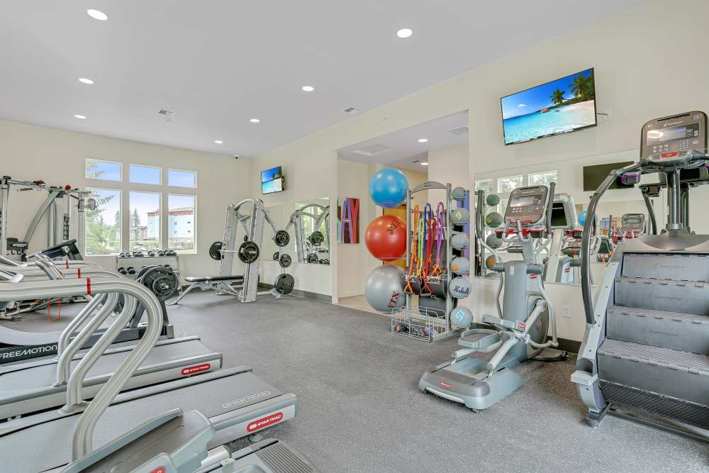 Fitness center at Haven Hills in Vancouver, Washington 