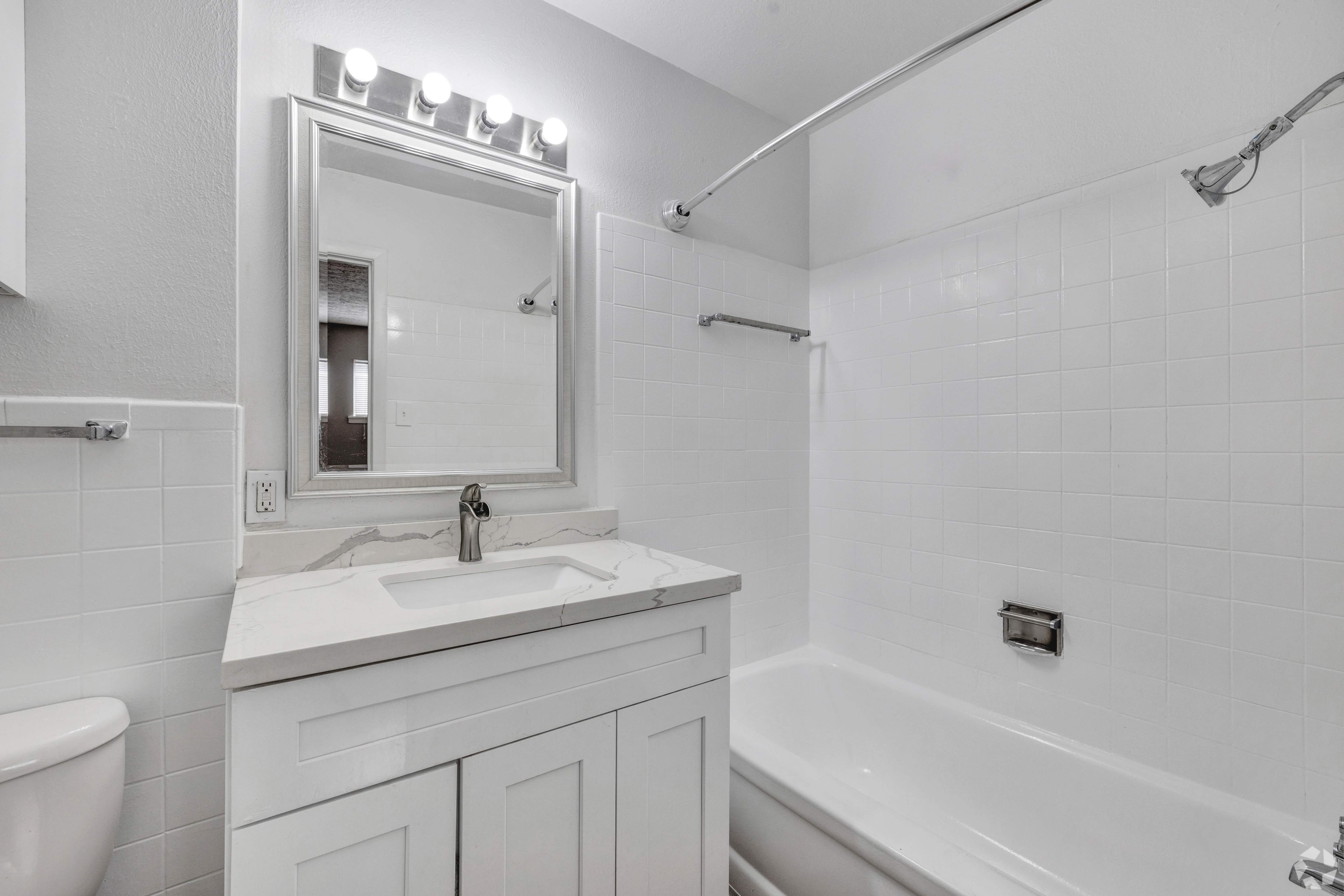 1BR, 1BA - 640SF - Bathroom