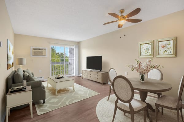 Living space at Waltonwood Carriage Park independent living facility