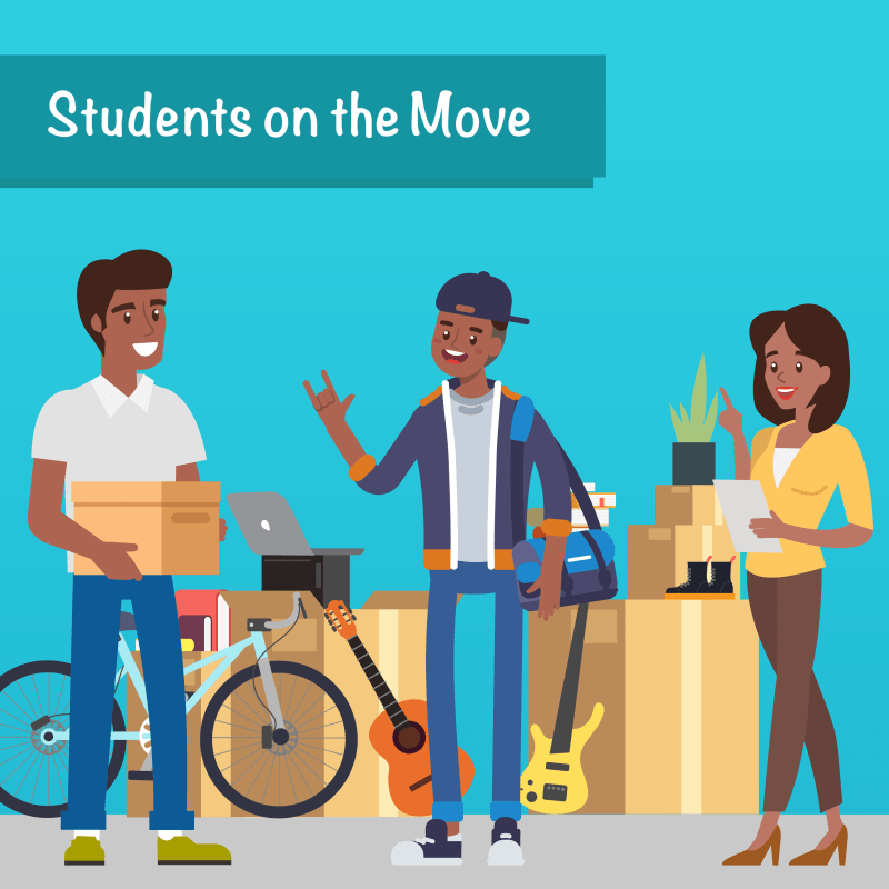 Students on the move at Smart Self Storage