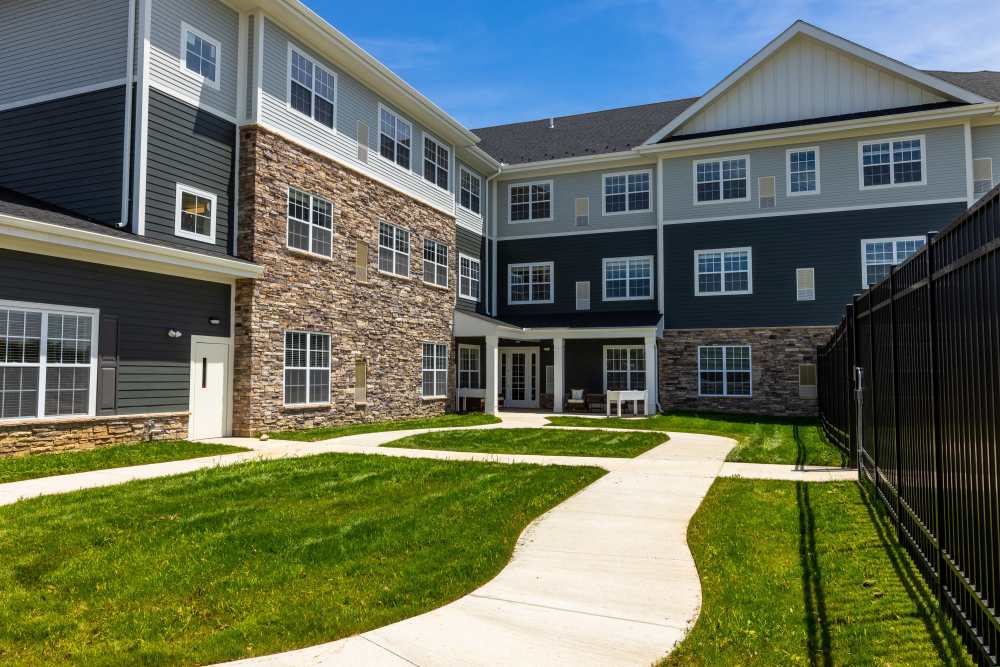 Building exterior at Harmony at State College in State College, Pennsylvania