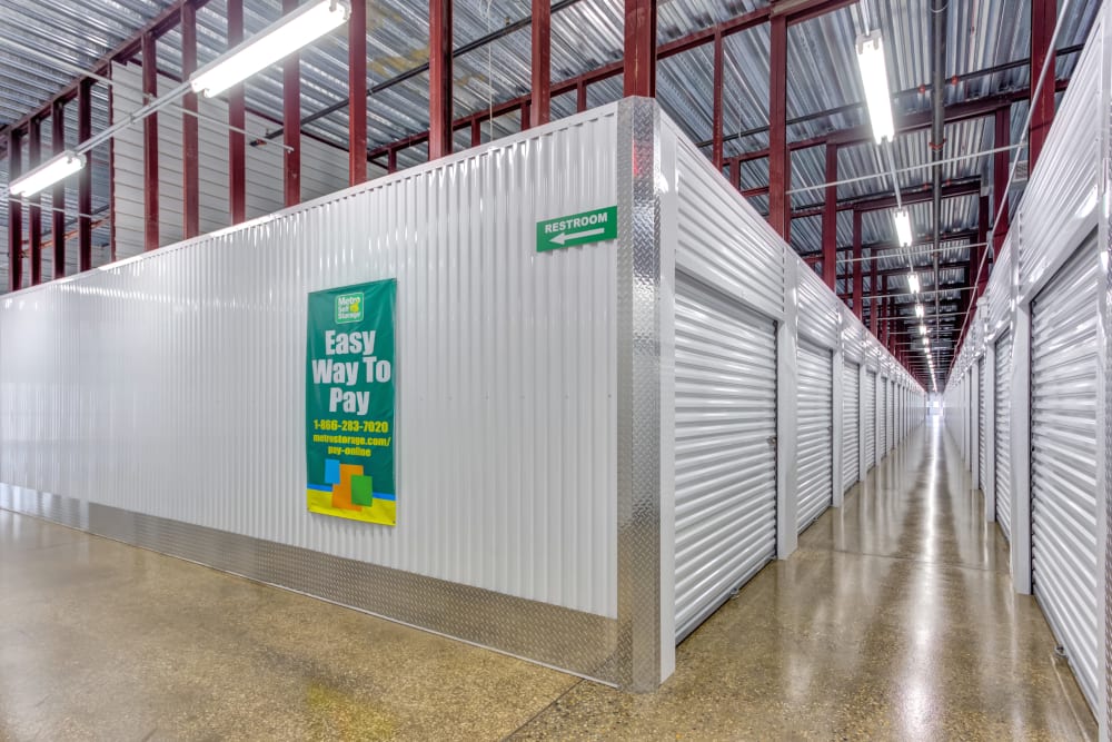 Interior units at Metro Self Storage in Addison, IL