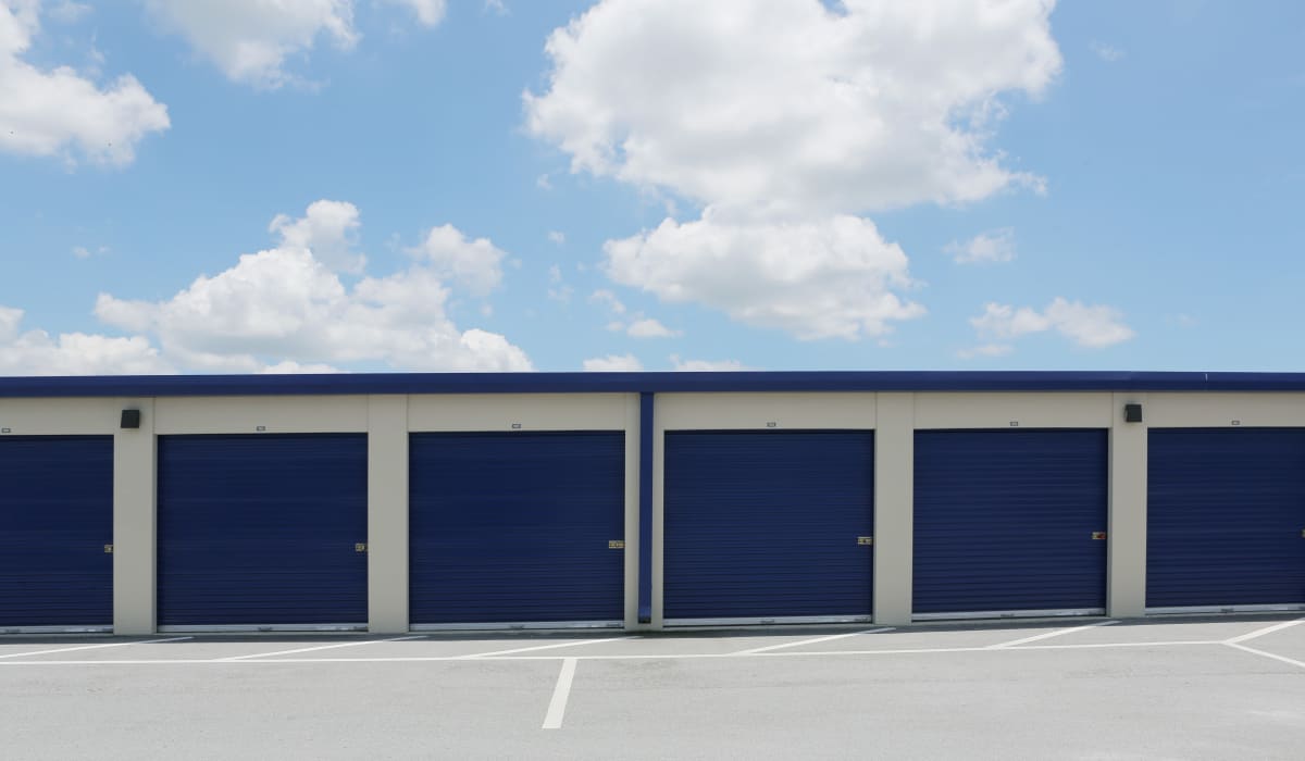 Exterior units at Midgard Self Storage in Bradenton, FL