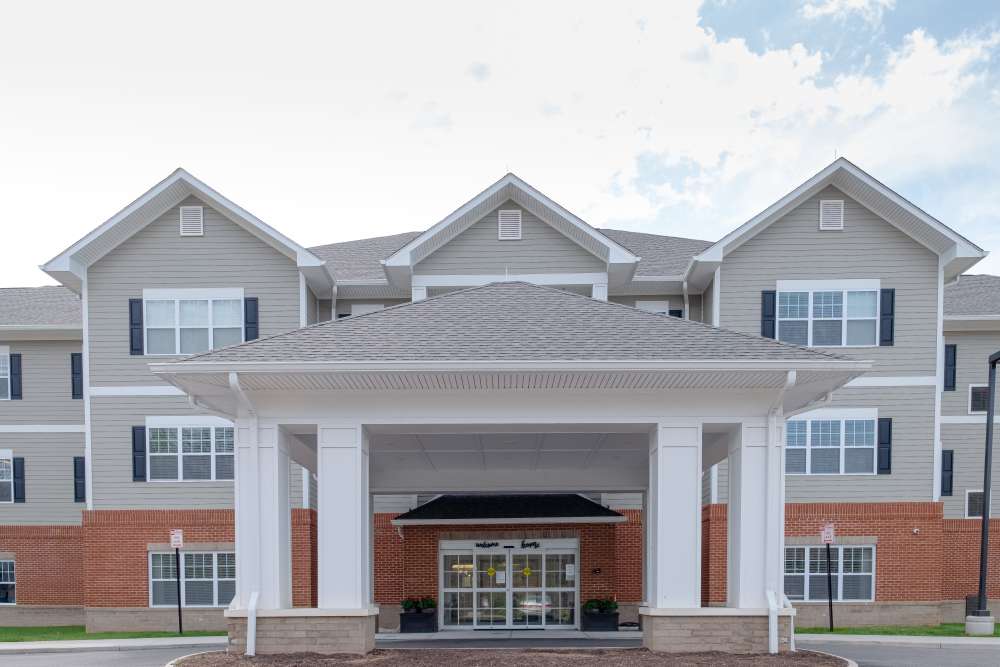 Beautiful exterior view of apartment at The Harmony Collection at Roanoke - Independent Living in Roanoke, Virginia