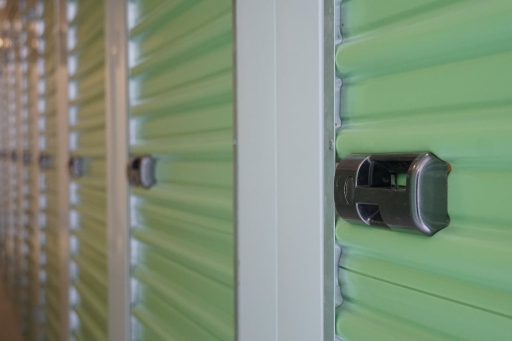 Resident storage lockers at Element 250 in Hartford, Connecticut