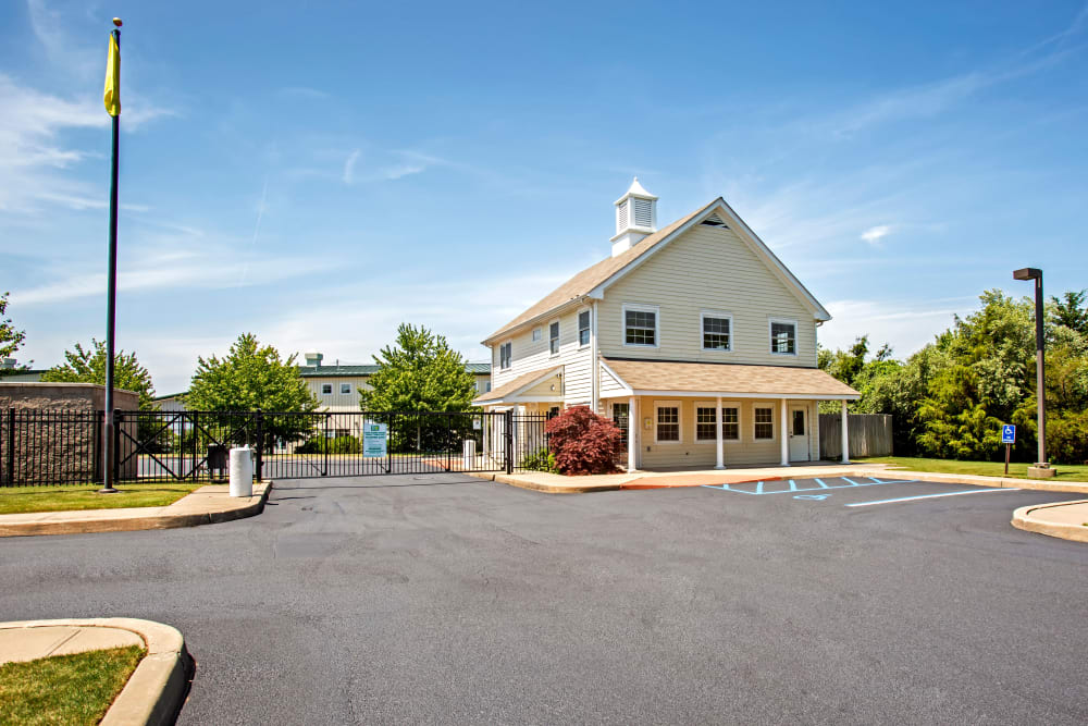 Parking area at Metro Self Storage in Southampton, New York