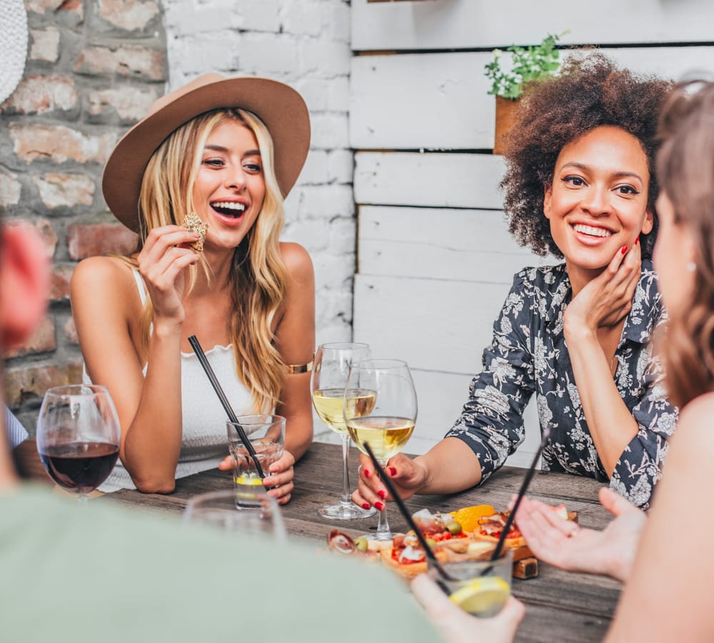 Women out for drinks near Sofi Shadowridge in Vista, California