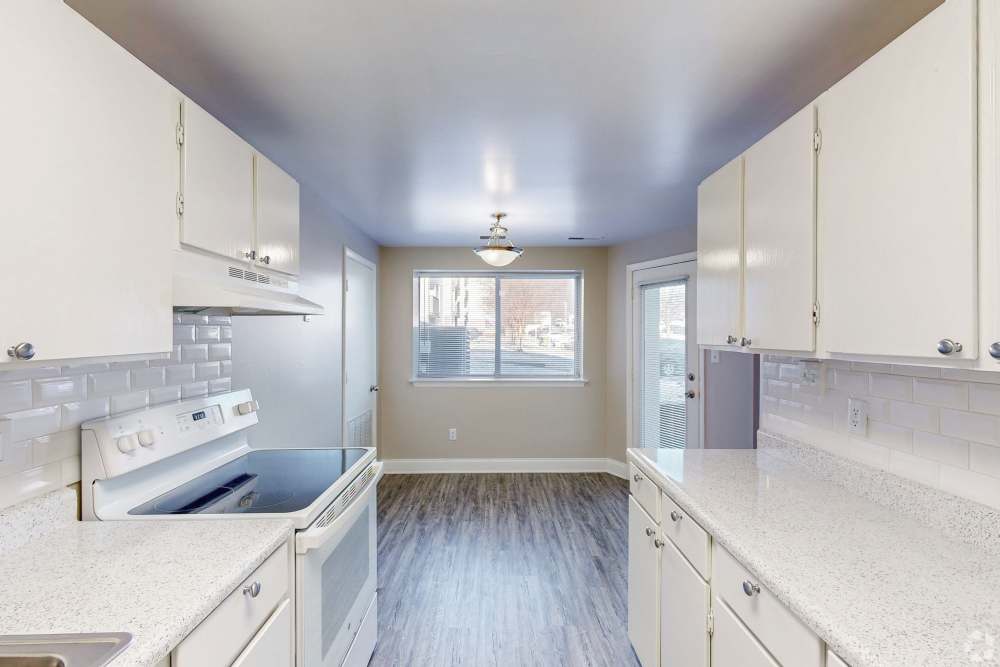 Spacious kitchen at Knights Bridge II in Burtonsville Maryland