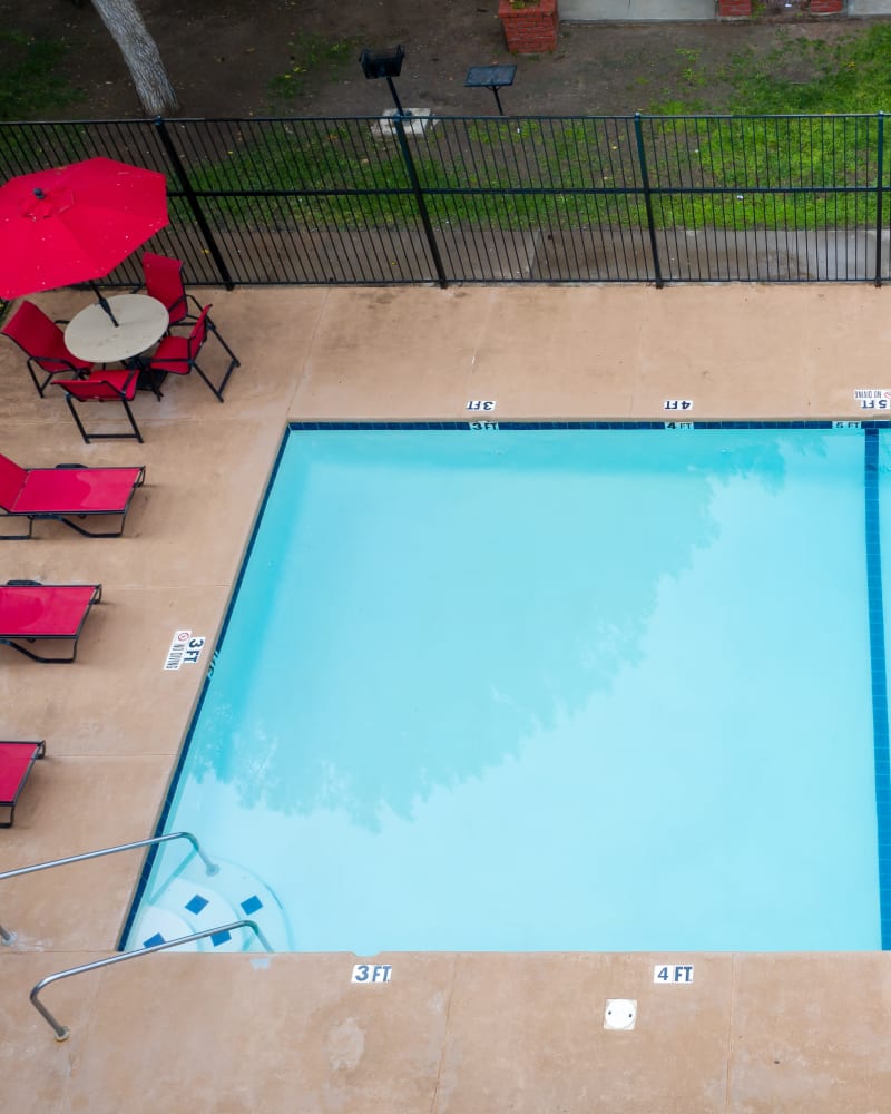 Swimming pool at La Privada Apartments in El Paso, Texas