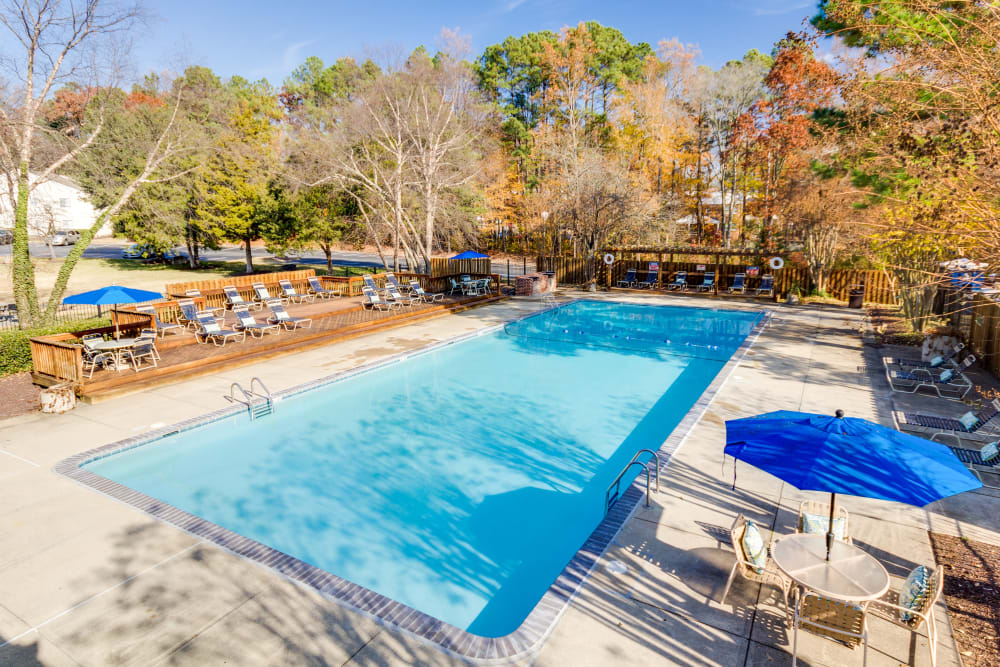 Sparkling pool at Chesterfield Flats, North Chesterfield, Virginia