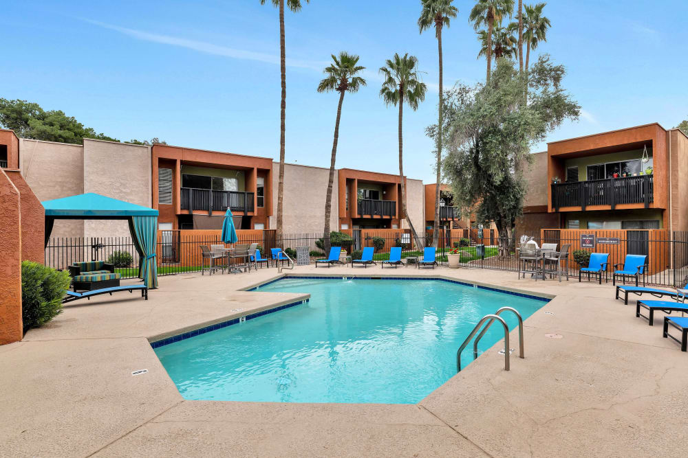 Pool patio at Colter Park in Phoenix, Arizona