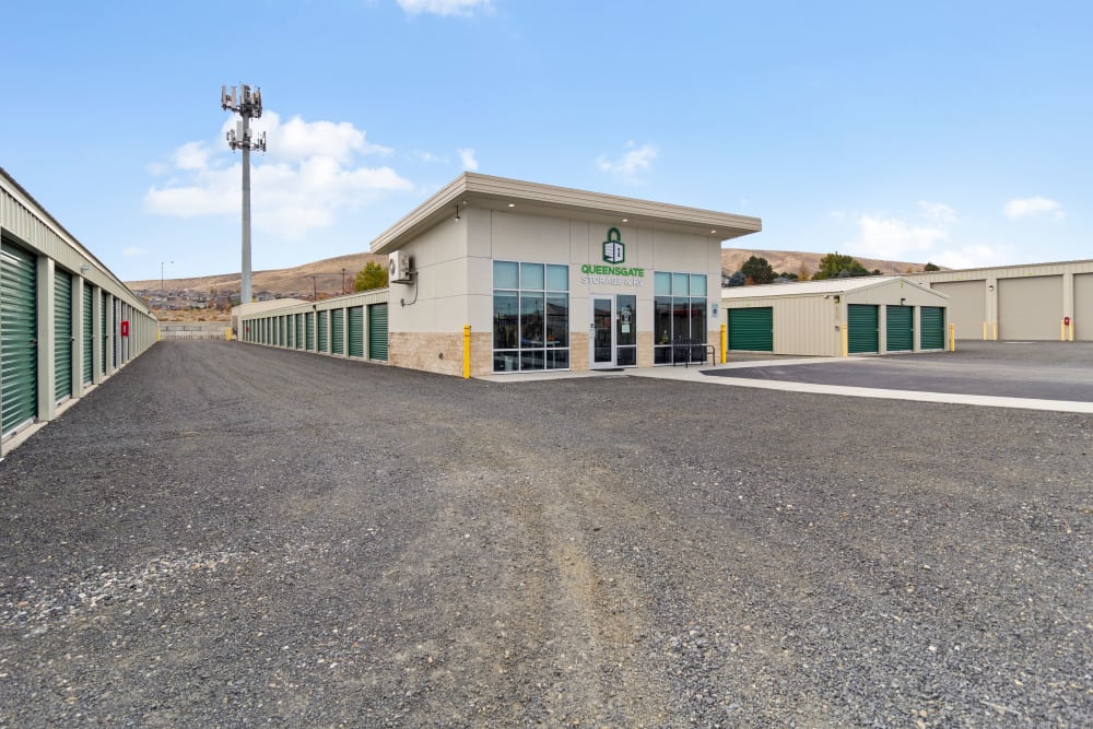 The leasing office at BuxBear Storage Richland in Richland, Washington