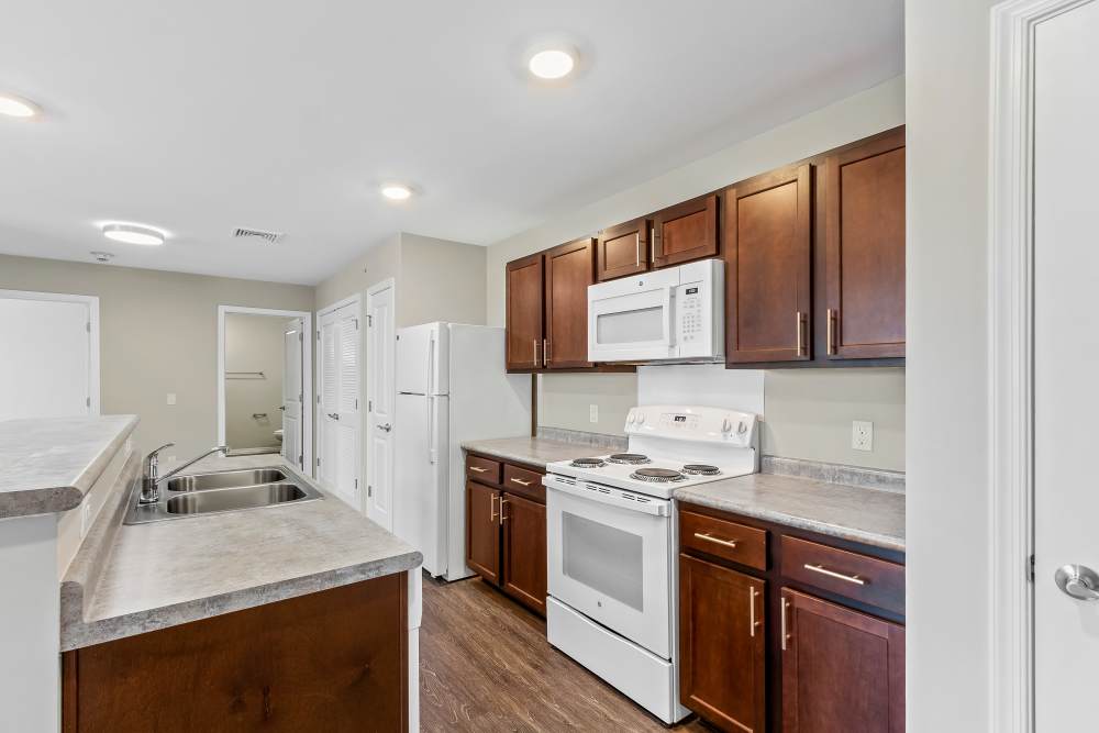 Well it kitchen at Stone Ridge Commons in Springettsbury Township. PA
