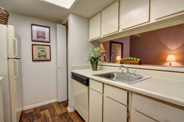 Well equipped kitchen at Bridge at Northwest Hills in Austin, Texas