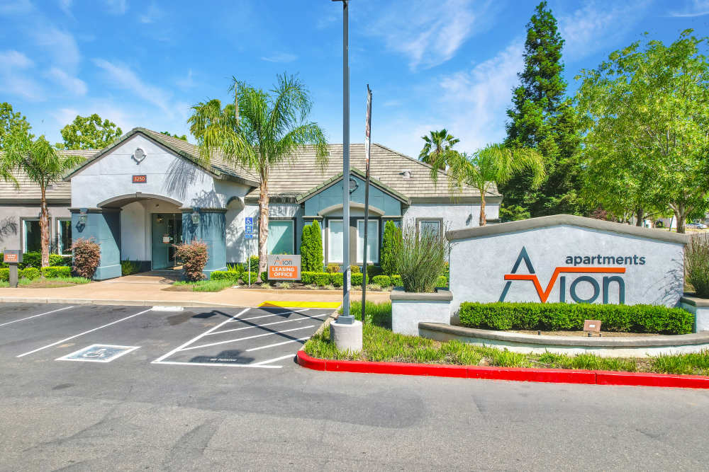 Community leasing center at Avion Apartments in Rancho Cordova, California