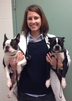 Dr. Gwenna Brubaker at Willow Run Veterinary Clinic in Willow Street, Pennsylvania