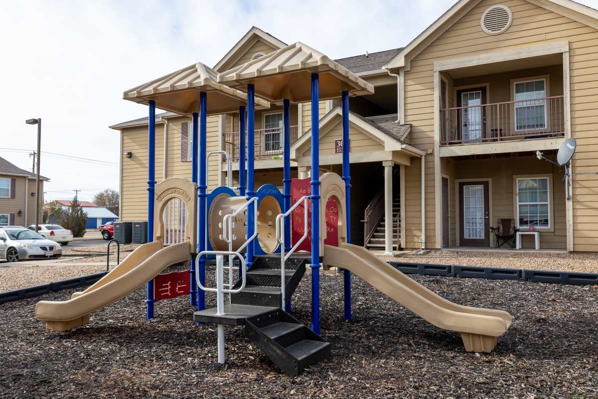 Playground at Adobe Ranch in Borger, Texas 