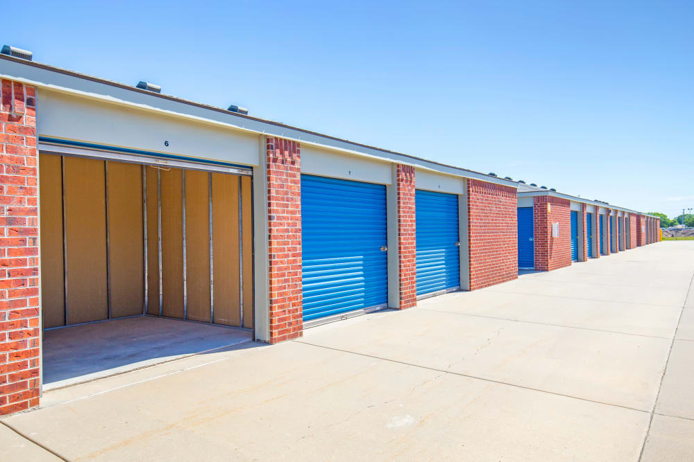 Outdoor units at Metro Self Storage in Wichita, Kansas