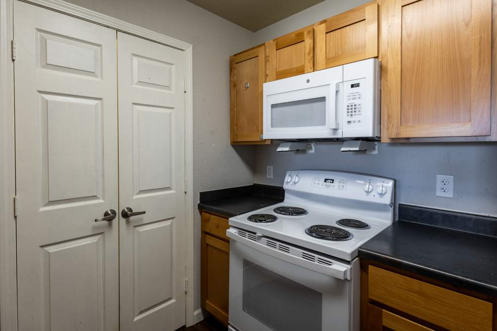 Spacious kitchen at Harvest Park in Pampa, Texas