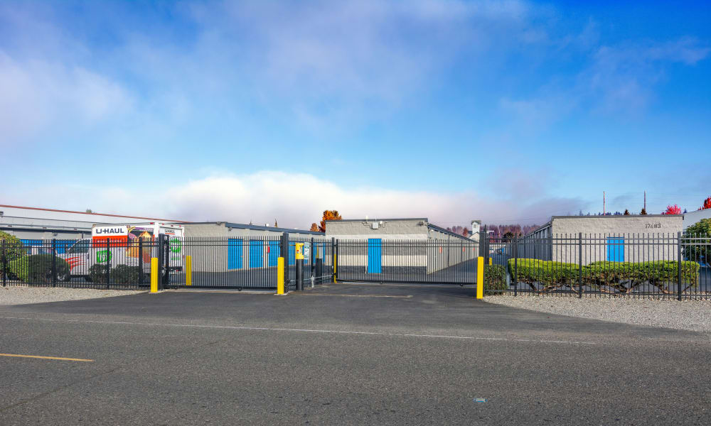 Glacier West Self Storage in Washington, exterior storage units