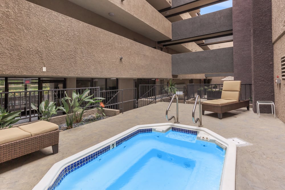 Spa at Club Marina Apartments in Los Angeles, California
