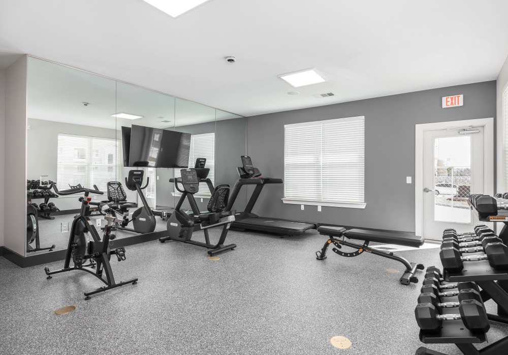 Gym at Henderson on Reinli in Austin. TX